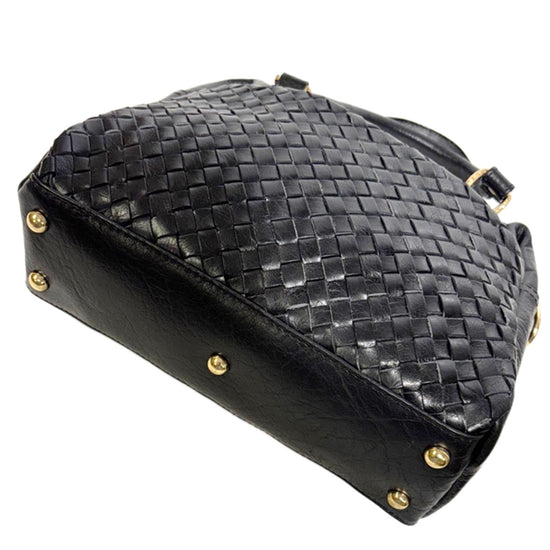 The Monte Braid Handväska i Skinn Svart