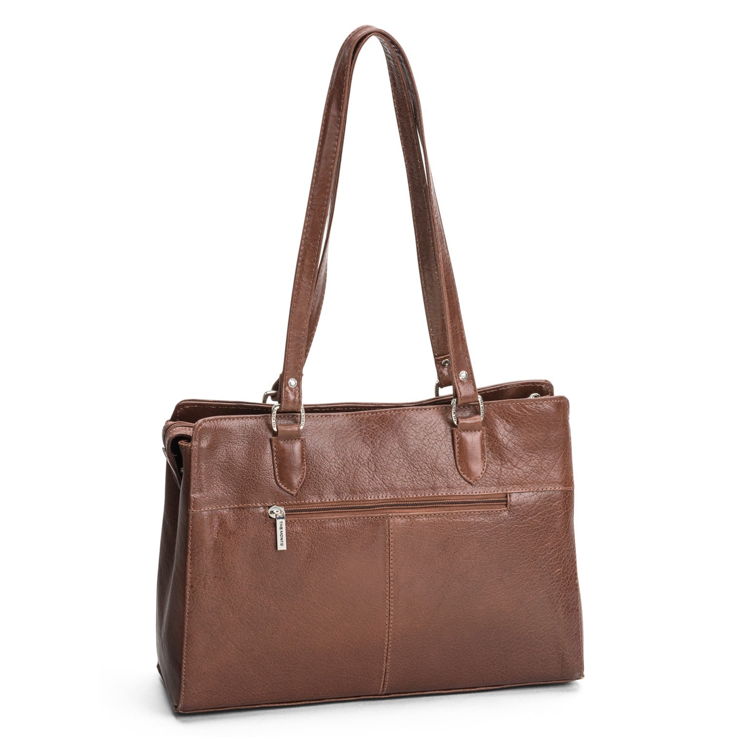 The Monte Malmö Handväska Bridge Brun skinnväska