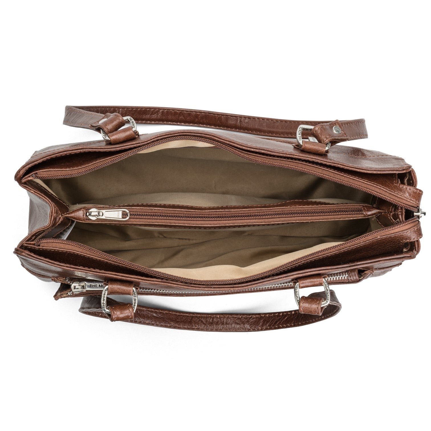 The Monte Malmö Handväska Bridge Brun skinnväska