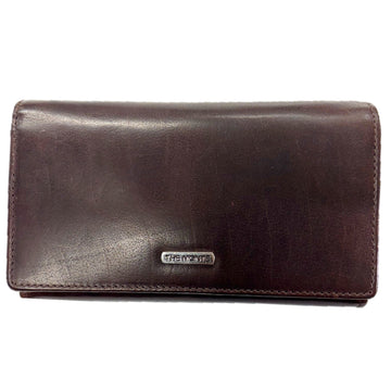 The Monte Bygel Plånbok Stor i Skinn Mörkbrun