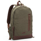 The Monte Ryggsäck Canvas & Skinn Olivgrön