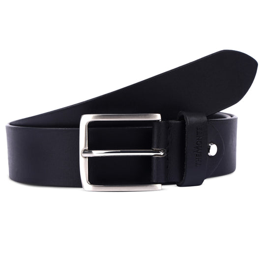 The Monte Gentleman Skärp i Läder 120cm Svart