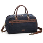 The Monte Weekendbag Canvas & Skinn Marinblå