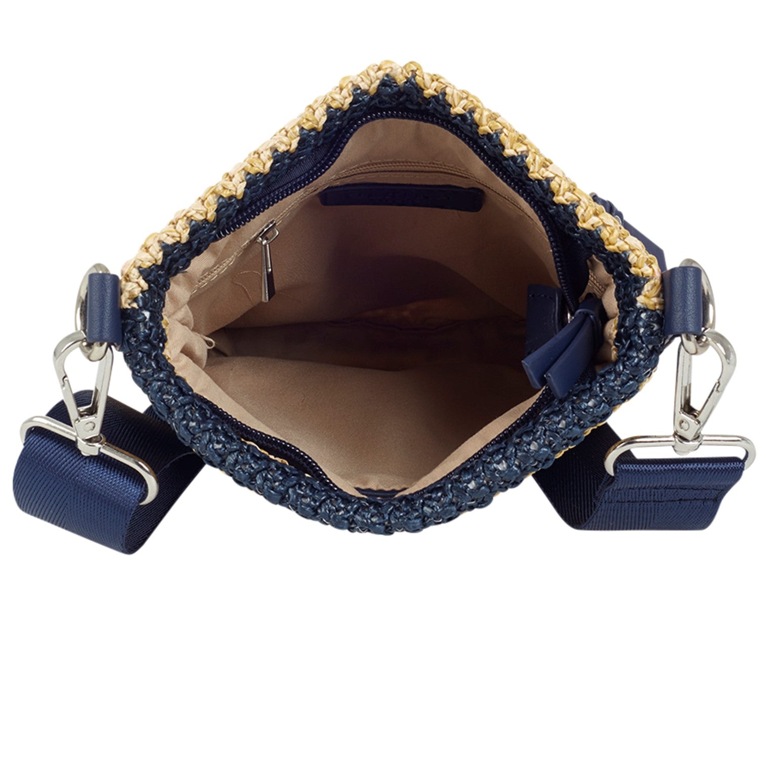 Ulrika Liten Strandväska Marinblå