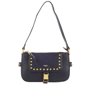 Ulrika 3 Buckles Axelremsväska Liten Svart