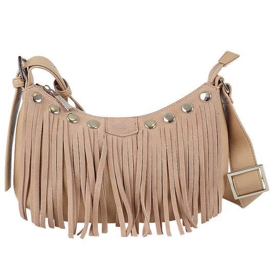 Ulrika Fringes Axelväska Beige