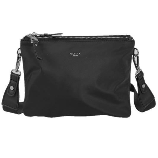 Ulrika Nylon Pocket Axelremsväska Svart