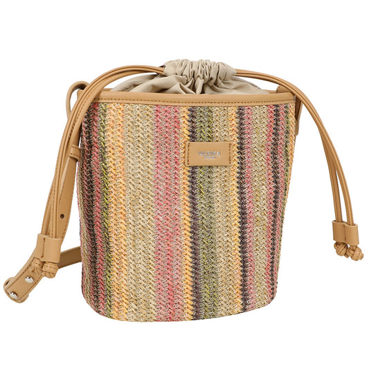 Ulrika Straw Hinkväska Rosa