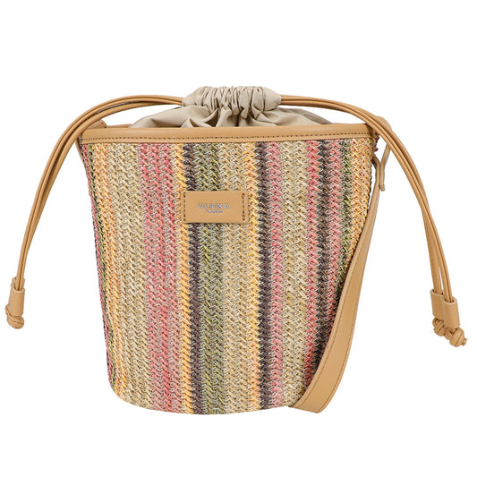 Ulrika Straw Hinkväska Rosa