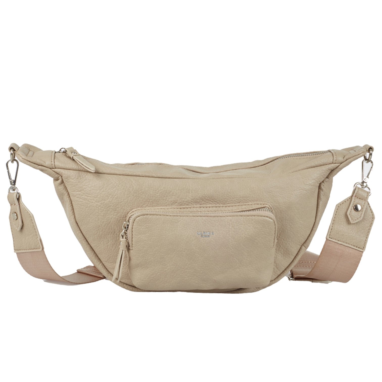Ulrika Pocket Stor Midjeväska Beige