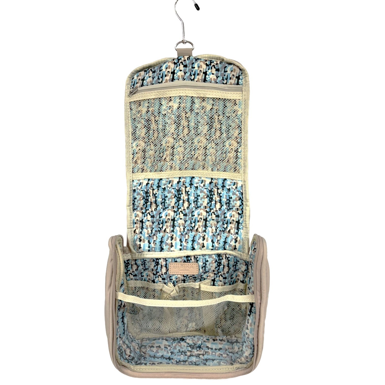 Ulrika Nylon Bubbles Hängnecessär Beige