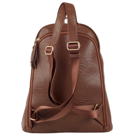 Ulrika Pocket Ryggsäck Stor Brun