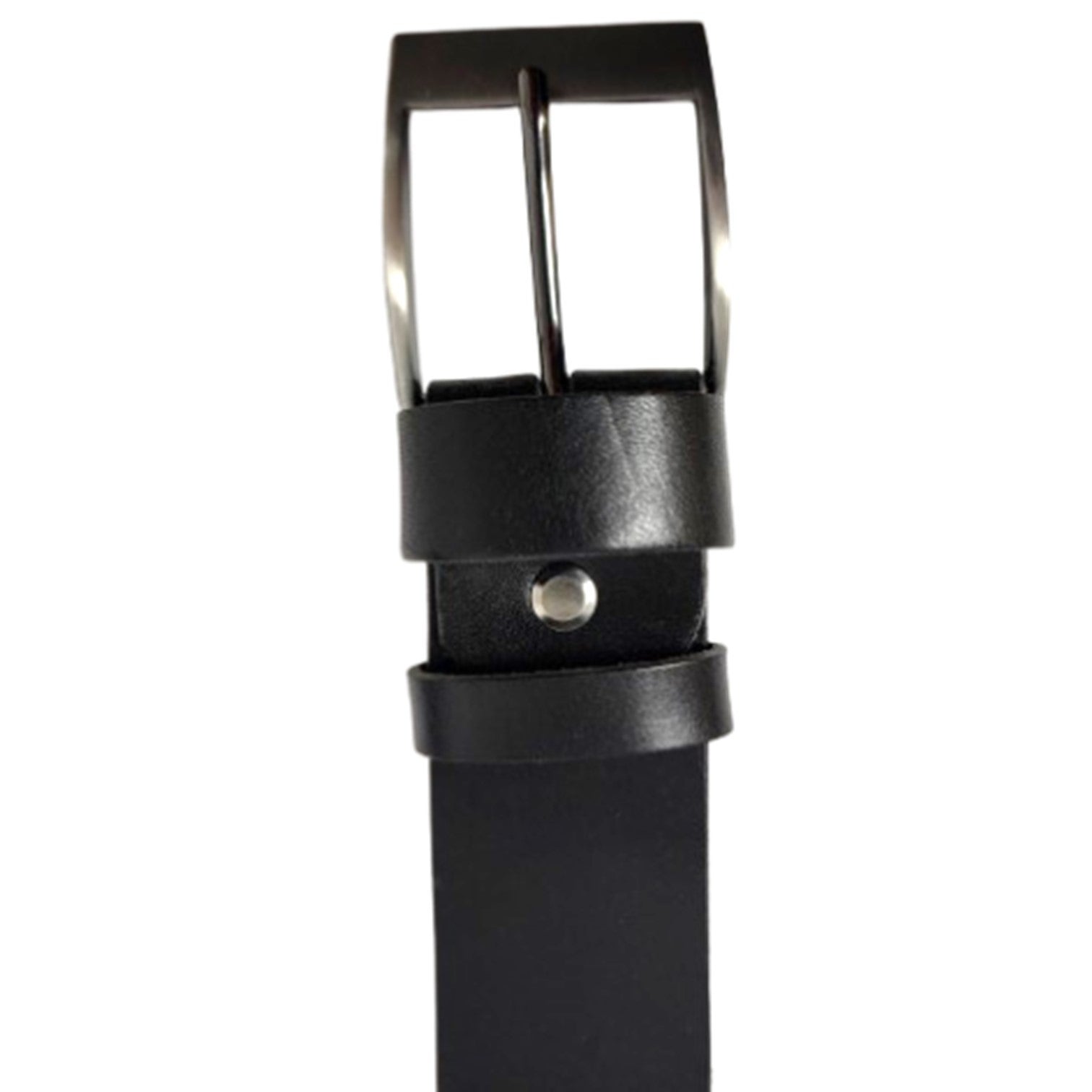 Sweden Läderbälte Svart