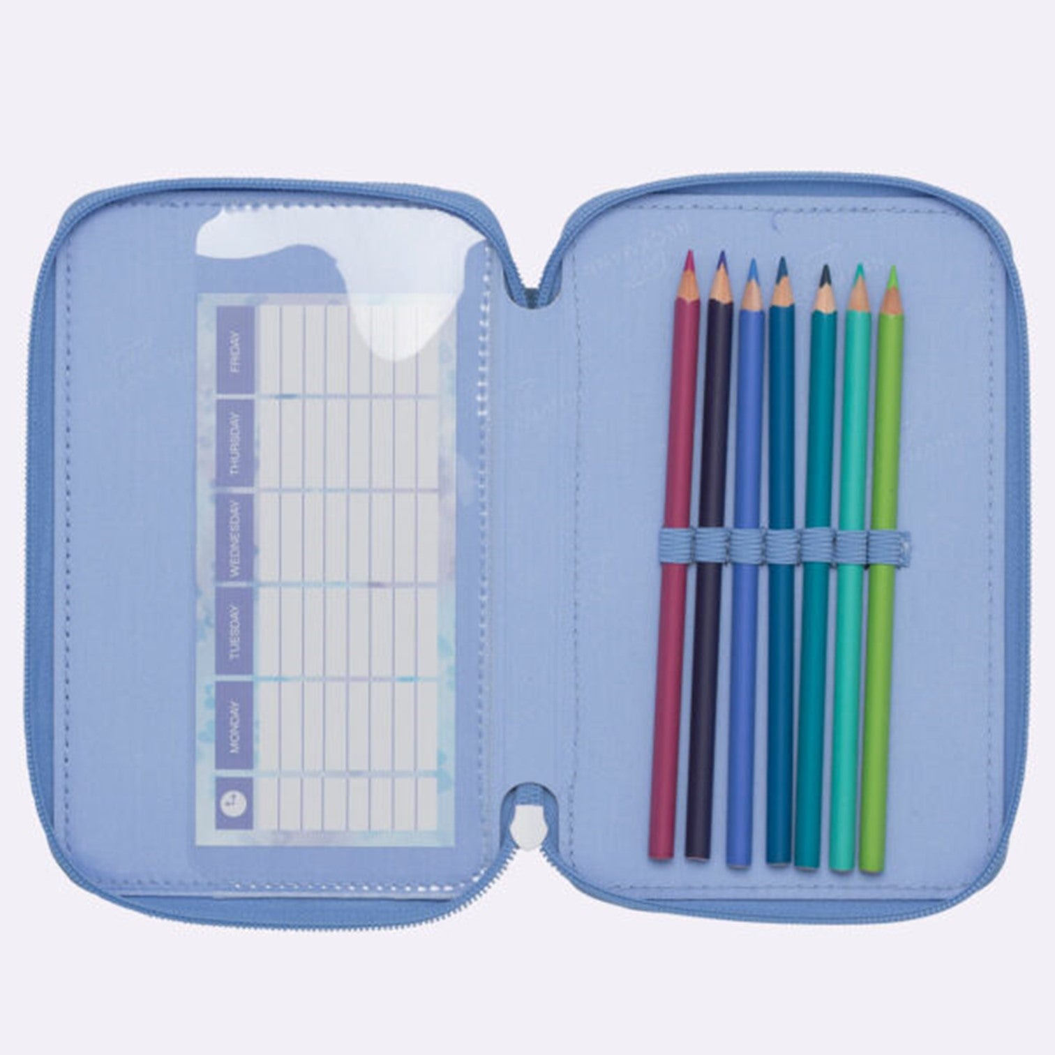 Beckmann Pennfodral 3Fack Ice Blue Princess