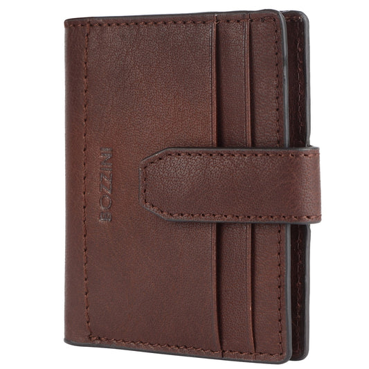 Bozzini Plånbok Liten i Skinn Brun