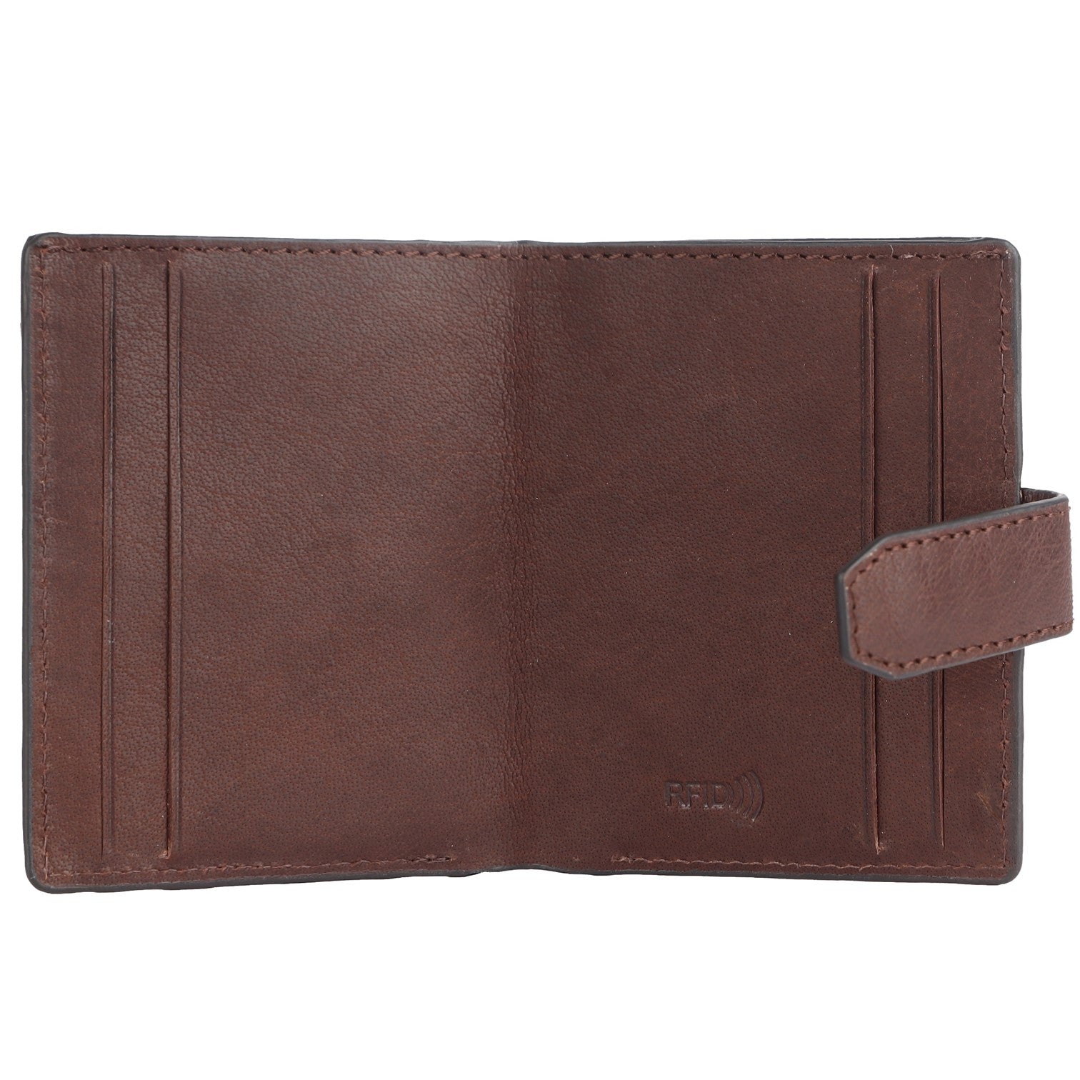 Bozzini Plånbok Liten i Skinn Brun