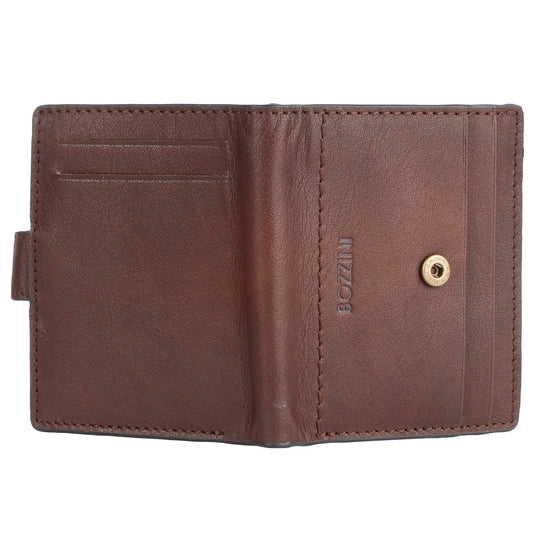 Bozzini Plånbok Liten i Skinn Brun