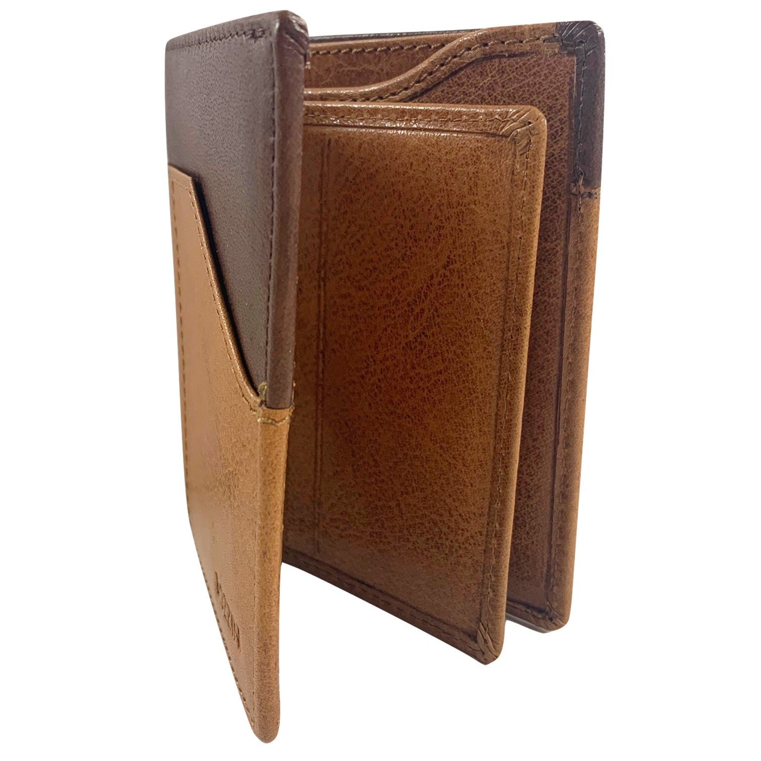 Bozzini Job Plånbok i Skinn Brun