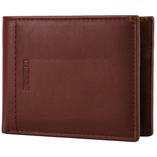 Bozzini Pocket Plånbok i Skinn Brun