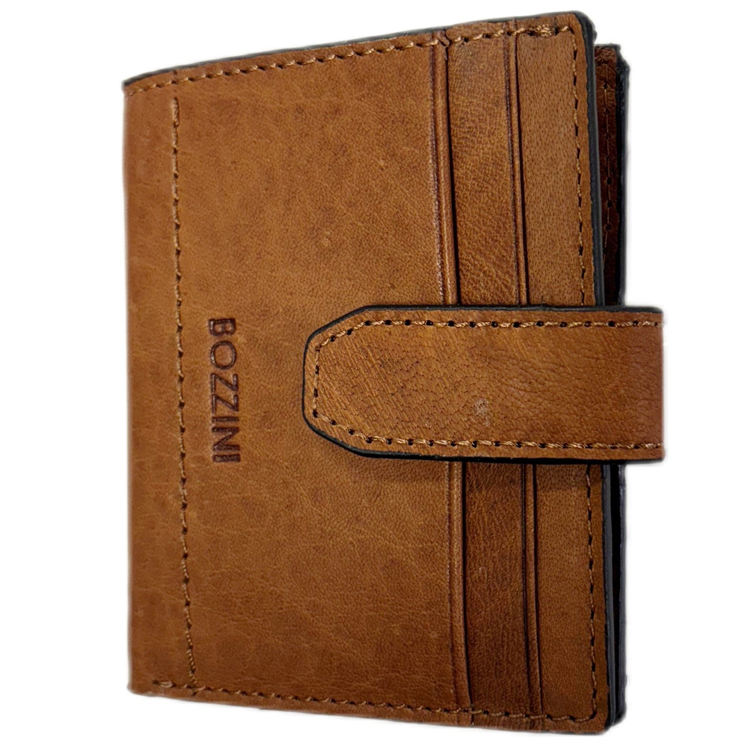 Bozzini Plånbok Liten i Skinn Cognac