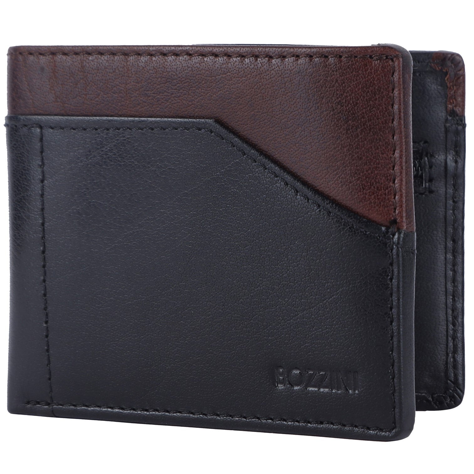 Bozzini Dollar Plånbok i Skinn Svart