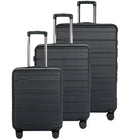 Cubic One - 3-Set Hårda Resväskor i Svart