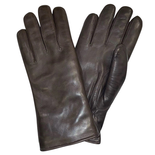 Fingerman Ciano Damhandske Lammskinn Mörkbrun