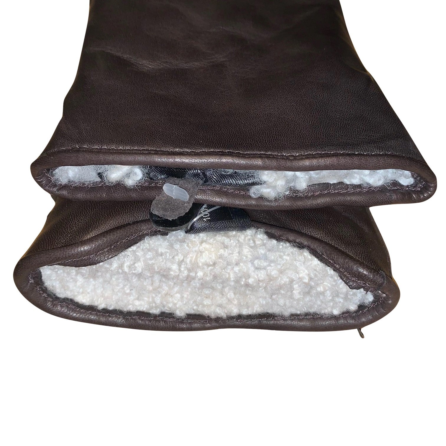 Fingerman Ciano Damhandske Lammskinn Mörkbrun