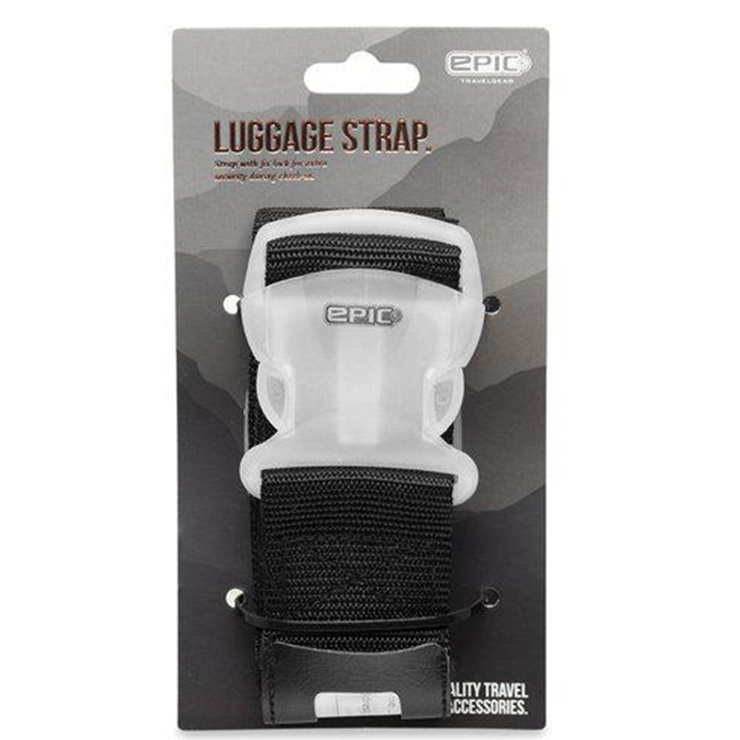 Epic Bagagerem  med adresslapp 183 cm Svart