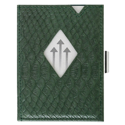 Exentri Wallet Plånbok i Skinn Green Cobra