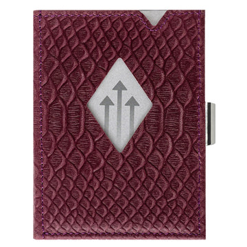 Exentri Wallet Plånbok i Skinn Purple Cobra