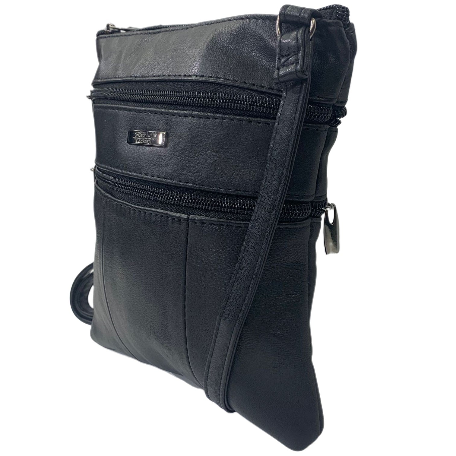 Feel Liten Axelväska i Skinn Svart