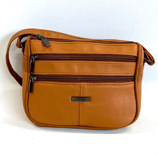 Feel Axelremsväska Liten i Skinn Tan