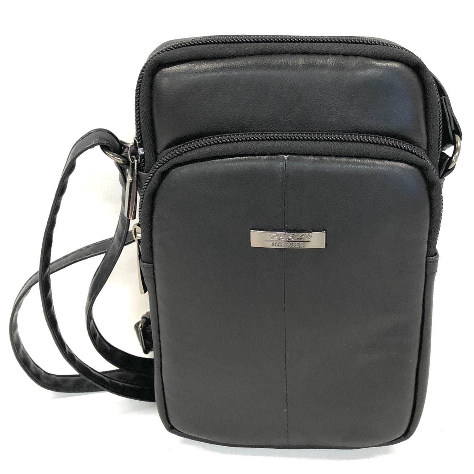 Feel Mobilväska i Skinn Svart