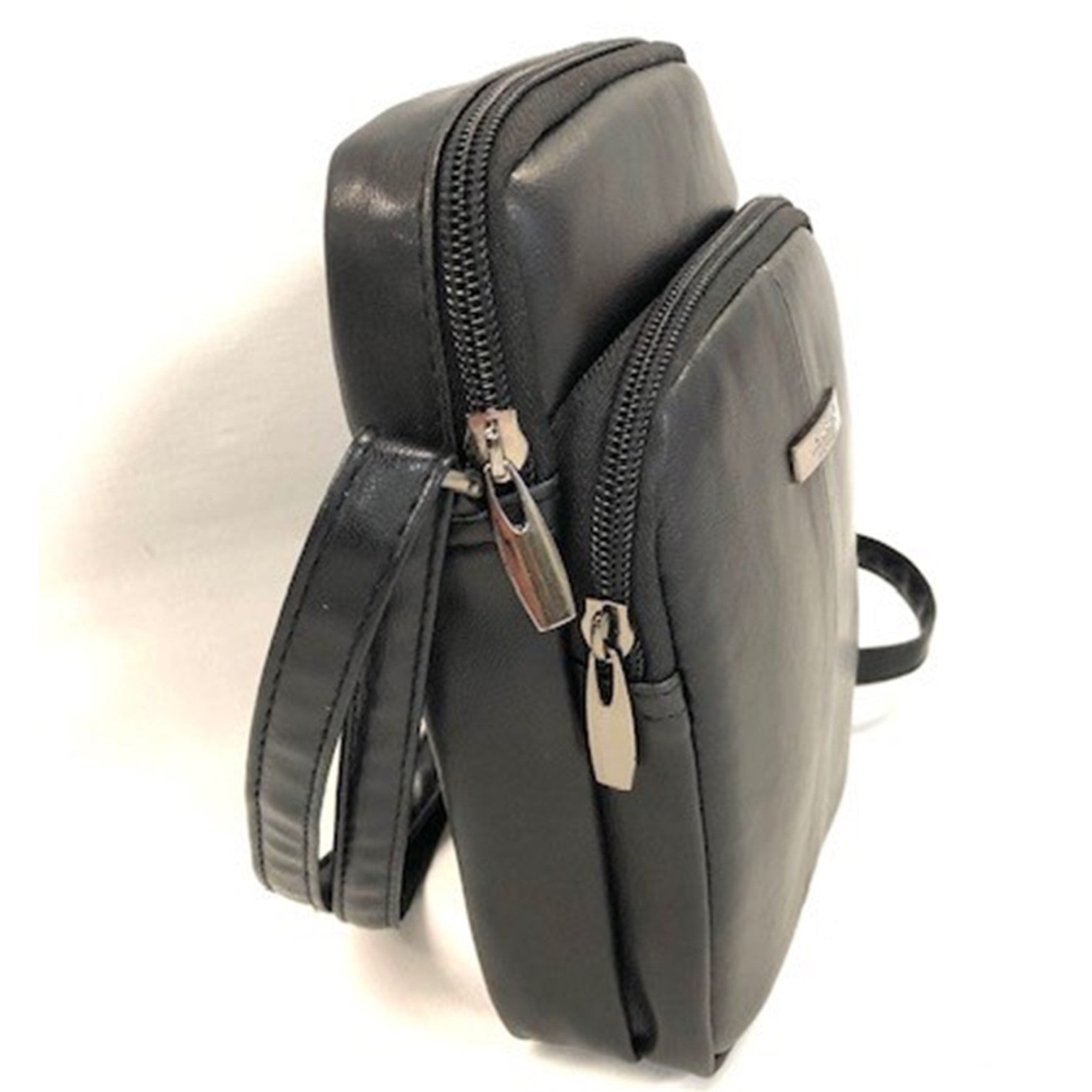 Feel Mobilväska i Skinn Svart