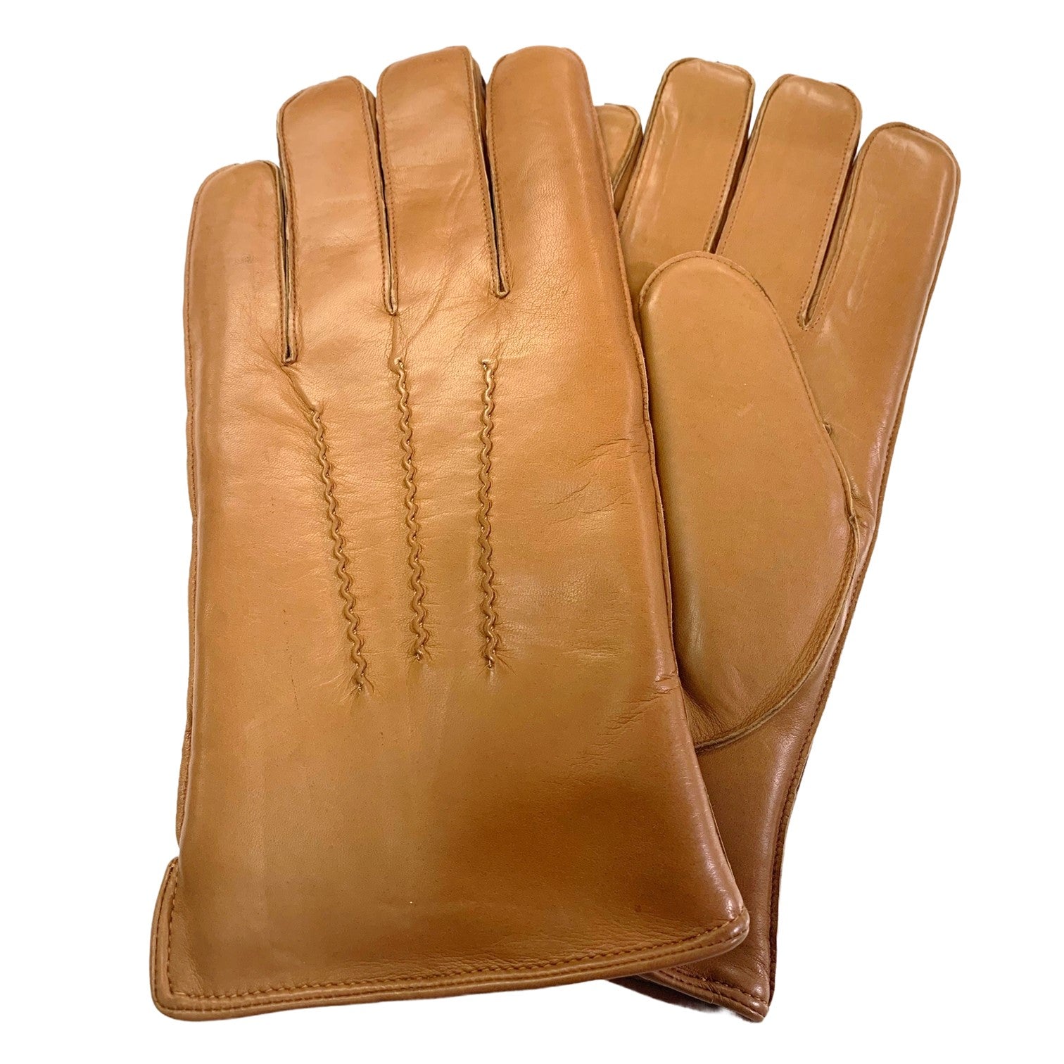 Fingerman Ciano Herrhandske i Skinn Cognac