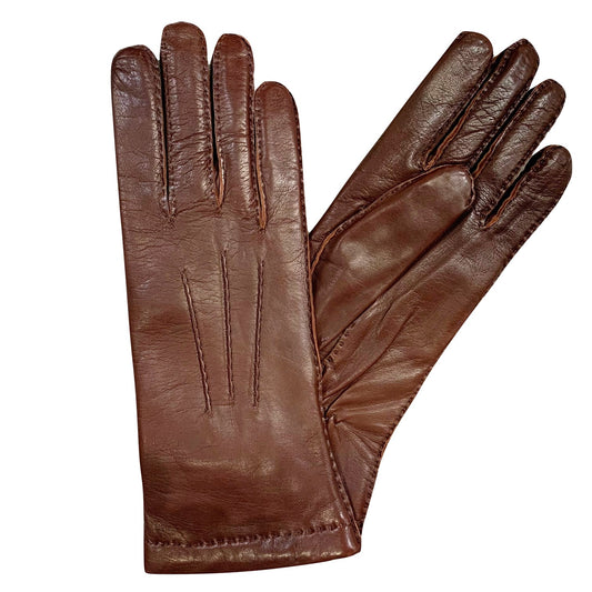 Fingerman Portugal Damhandske Lammskinn Brun