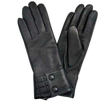 Fingerman Ciano Damhandske Hjortskinn Svart