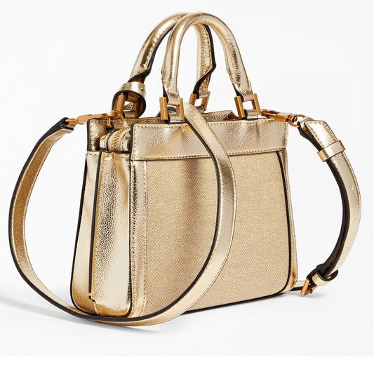 Guess Katey Mini Handväska Guld