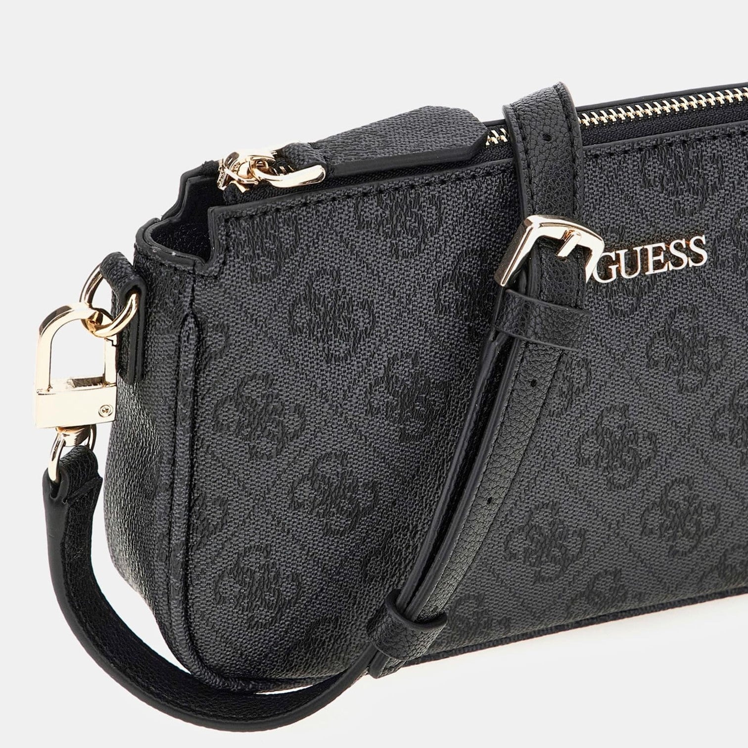 Guess Laurel Axelremsväska 2in1 Svart