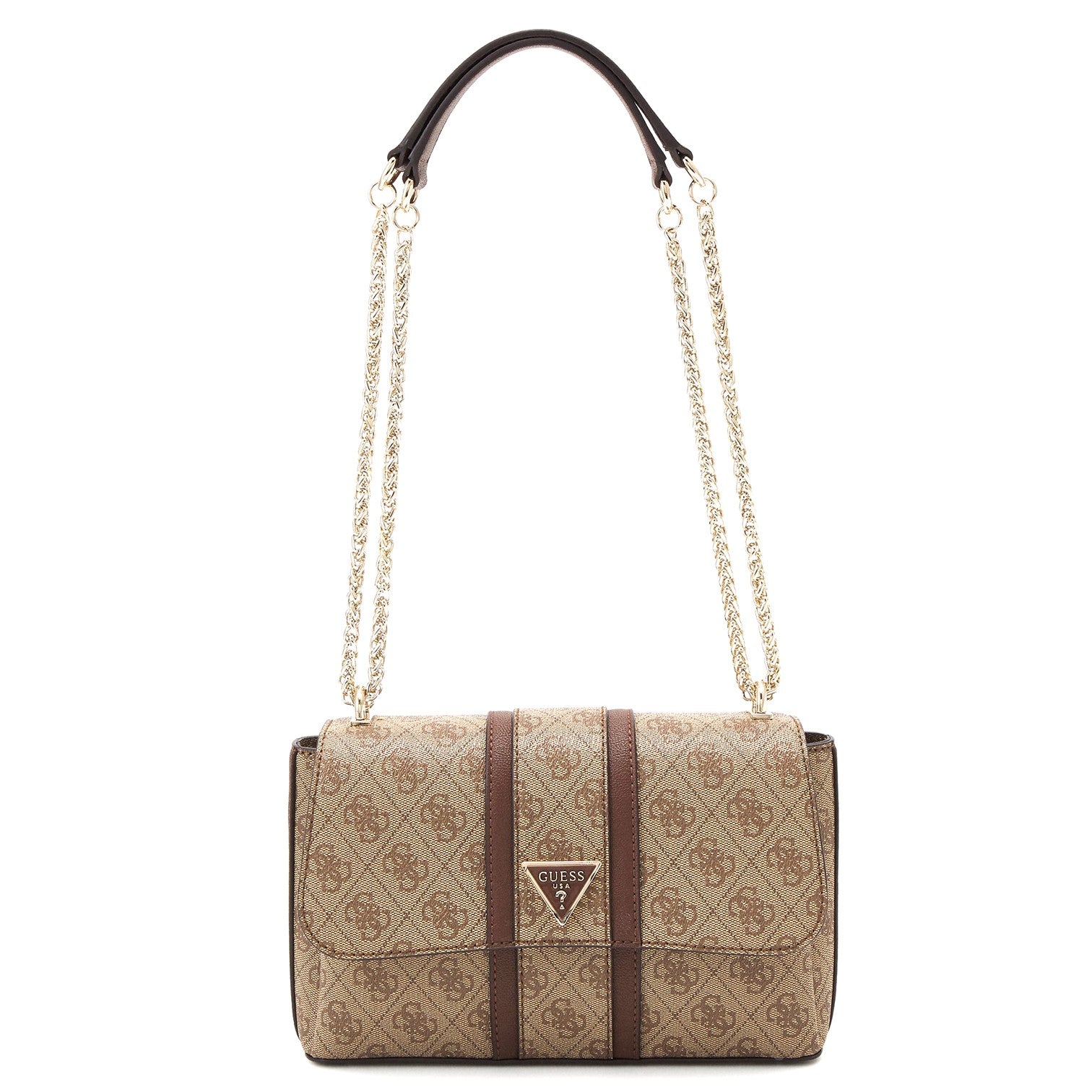 Guess Noreen 4g Logo Axelväska Brun