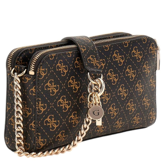 Guess Laurel Axelremsväska Mörkbrun