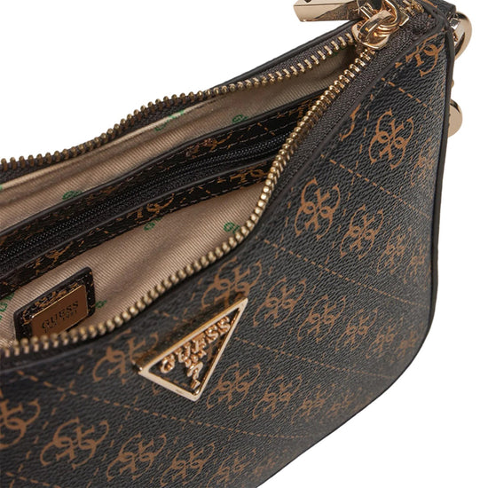 Guess Gaby Liten Axelväska Mörkbrun