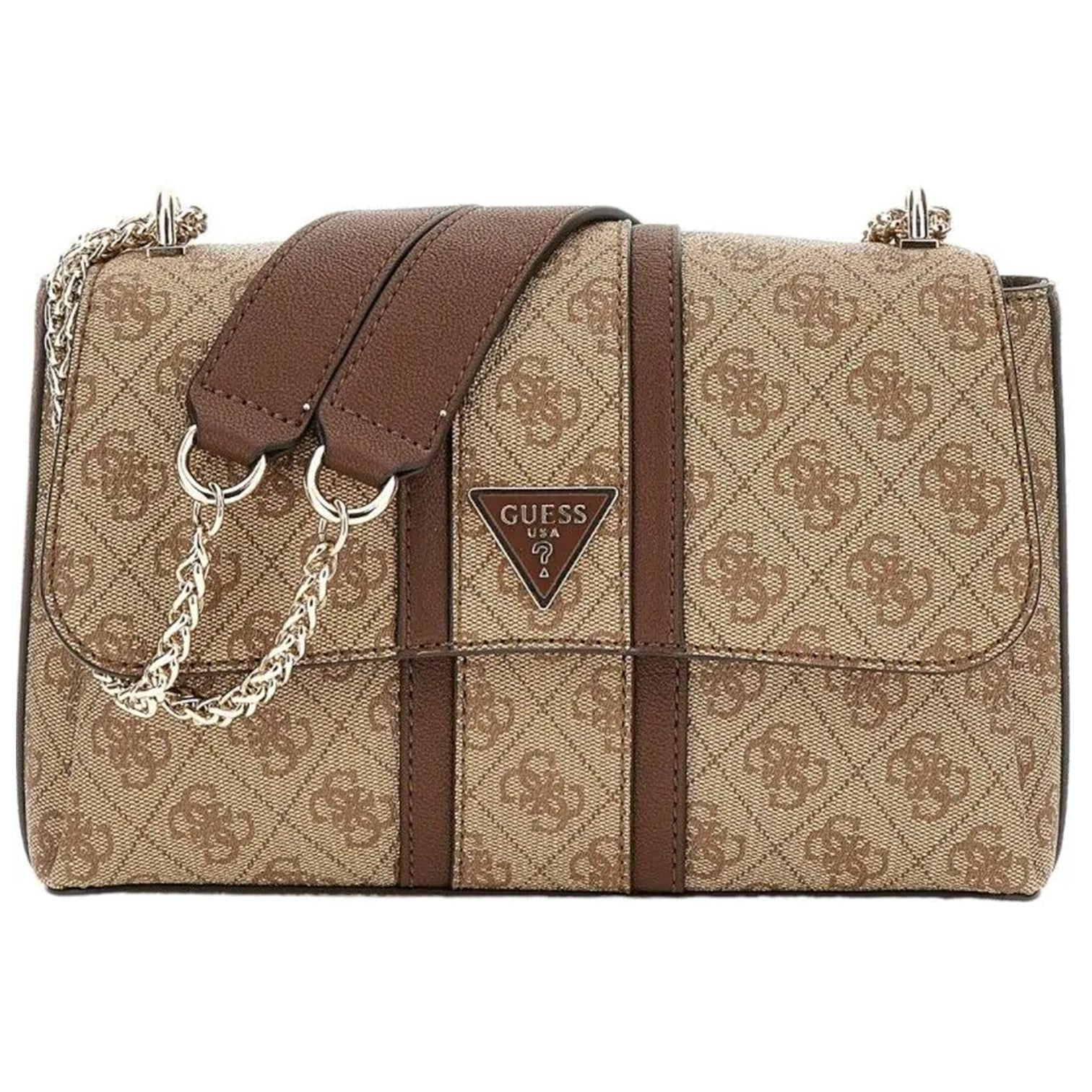 Guess Noreen 4g Logo Axelväska Brun