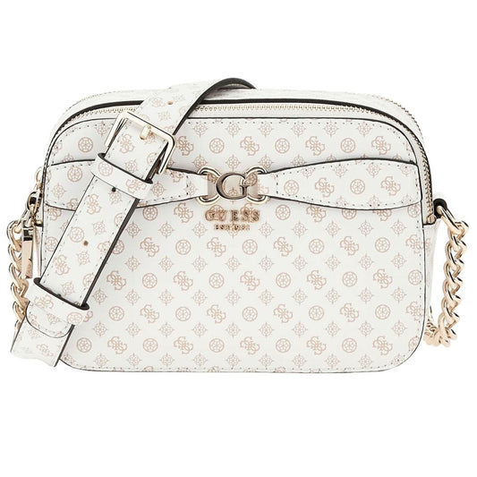 Guess Arlena 4g Logo Axelremsväska Vit