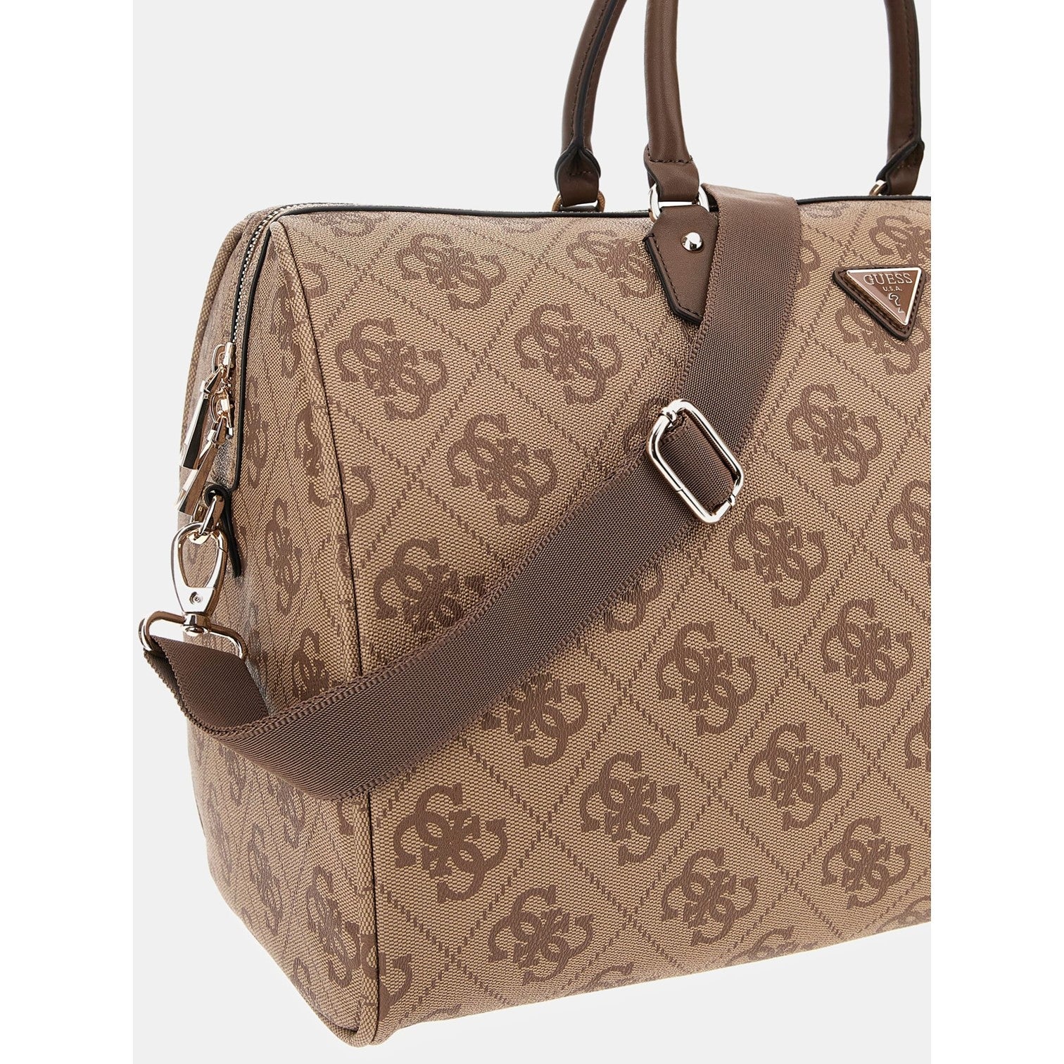 Guess Berta Weekendbag Stor Brun