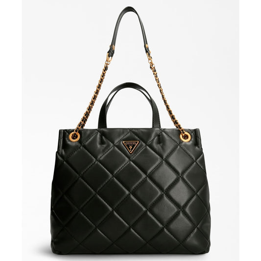 Guess Cessily Quiltad Handväska Svart