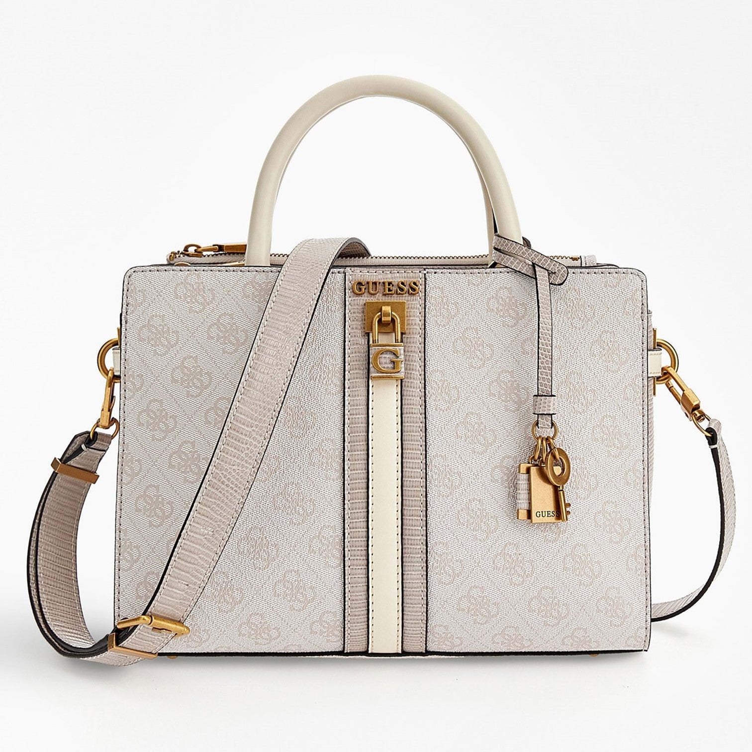 Guess Ginevra 4g Handväska Krämvit