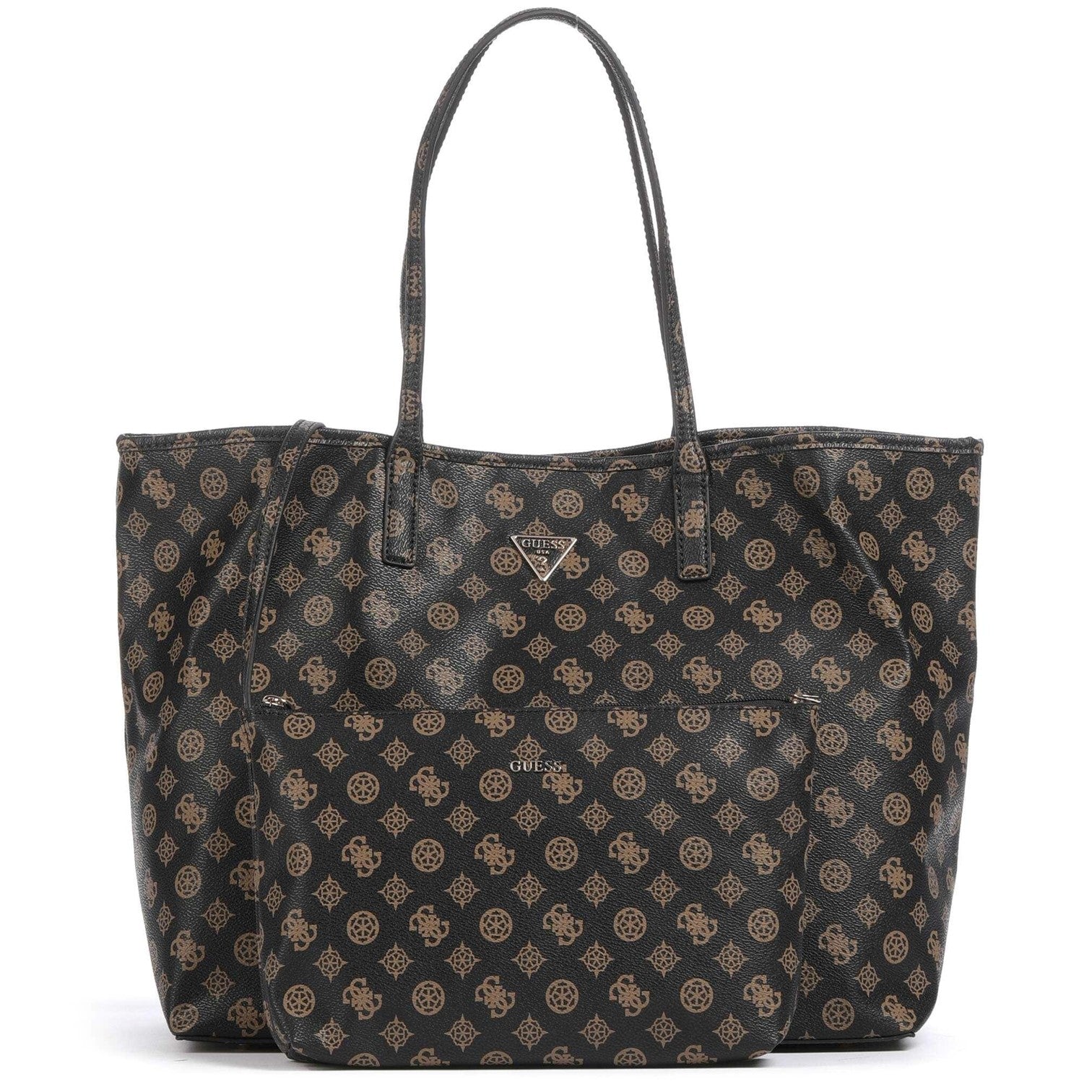 Guess Viktoria Stor Kasse Mörkbrun