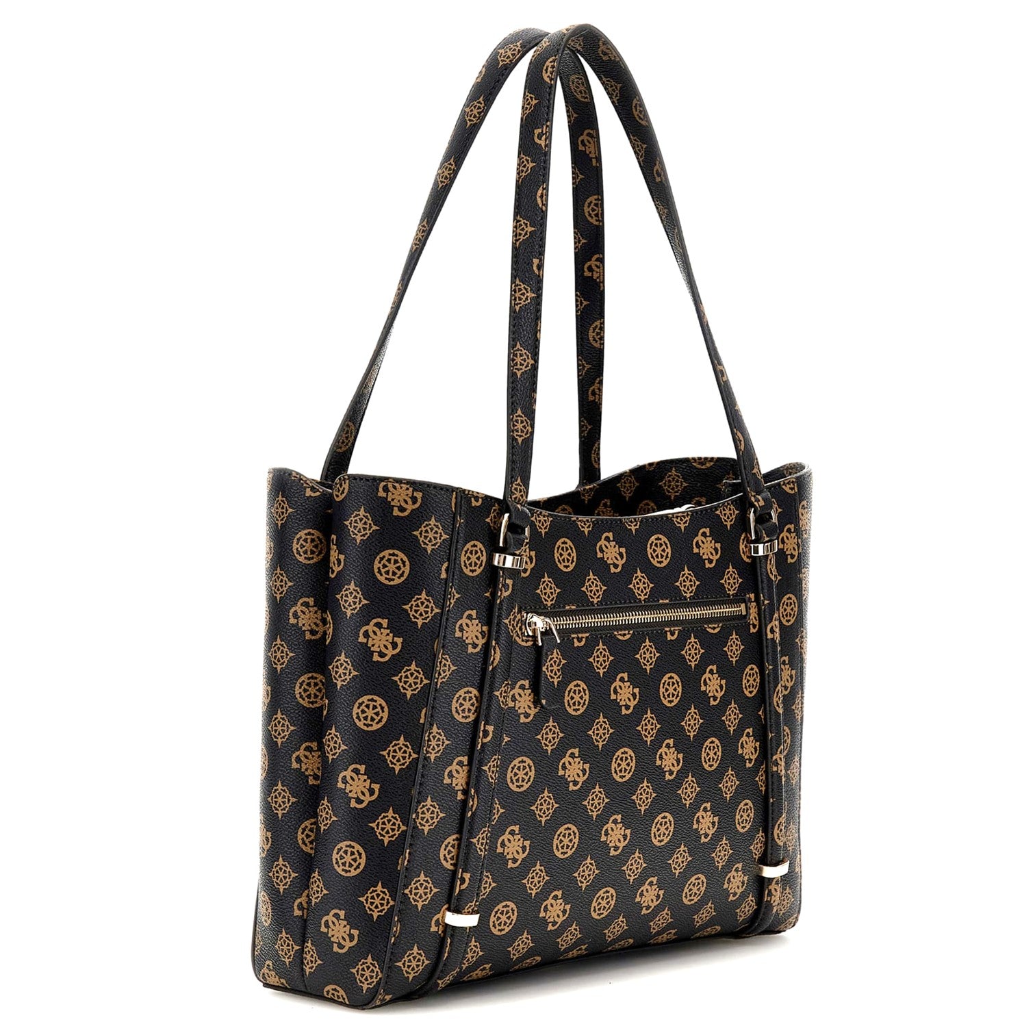 Guess Erica Handväska Mörkbrun